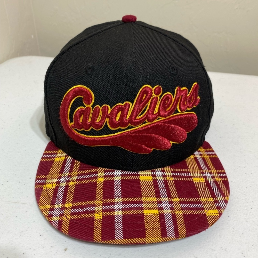 NWT New Era Cleveland Cavaliers NBA 9FIFTY Team Plaid Hat SnapBack Adjus…
